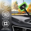 Ergonomic Car Window Cleaning Brush with Microfiber Pad