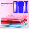 Automatic folding board with multiple holes used for folding clothes like shirts and t-shirts
