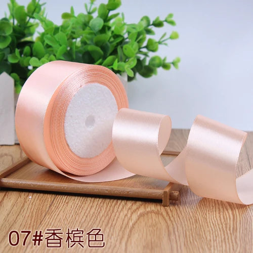 Silk Satin Ribbon Roll for Gift Wrapping, DIY Crafts, and Party Decor
