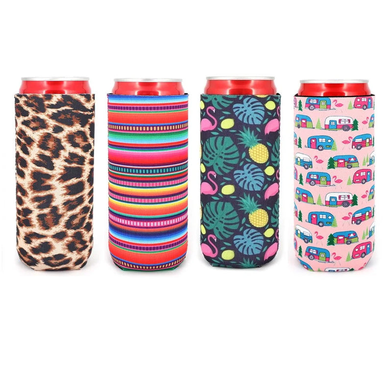 Slim Can Cooler Sleeves (4-Pack)