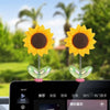 Mini Sunflower Shaking Head Car Decorations (Set of 5)
