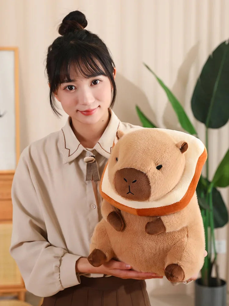 Cute Turtle Backpack Capybara Plush Toy Set