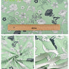 Floral Printed Twill Cotton Fabric for Quilting & Sewing – 6 Piece Set