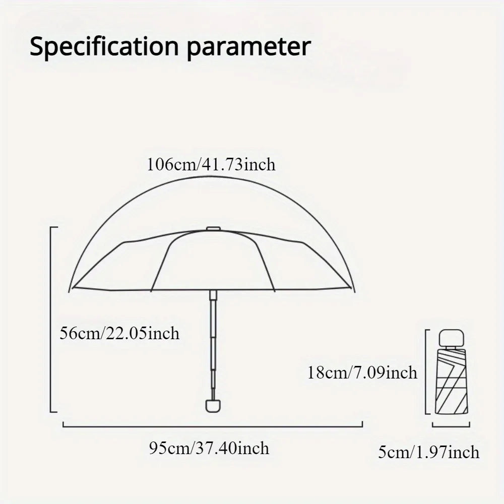 Ultra-Light Compact UV Protection Folding Umbrella