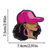 Embroidered Iron-On Patch – Stylish Black Queen Design