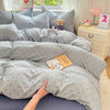 Ultra-Soft Pre-Washed Microfiber Duvet Cover Set with Pillowcases