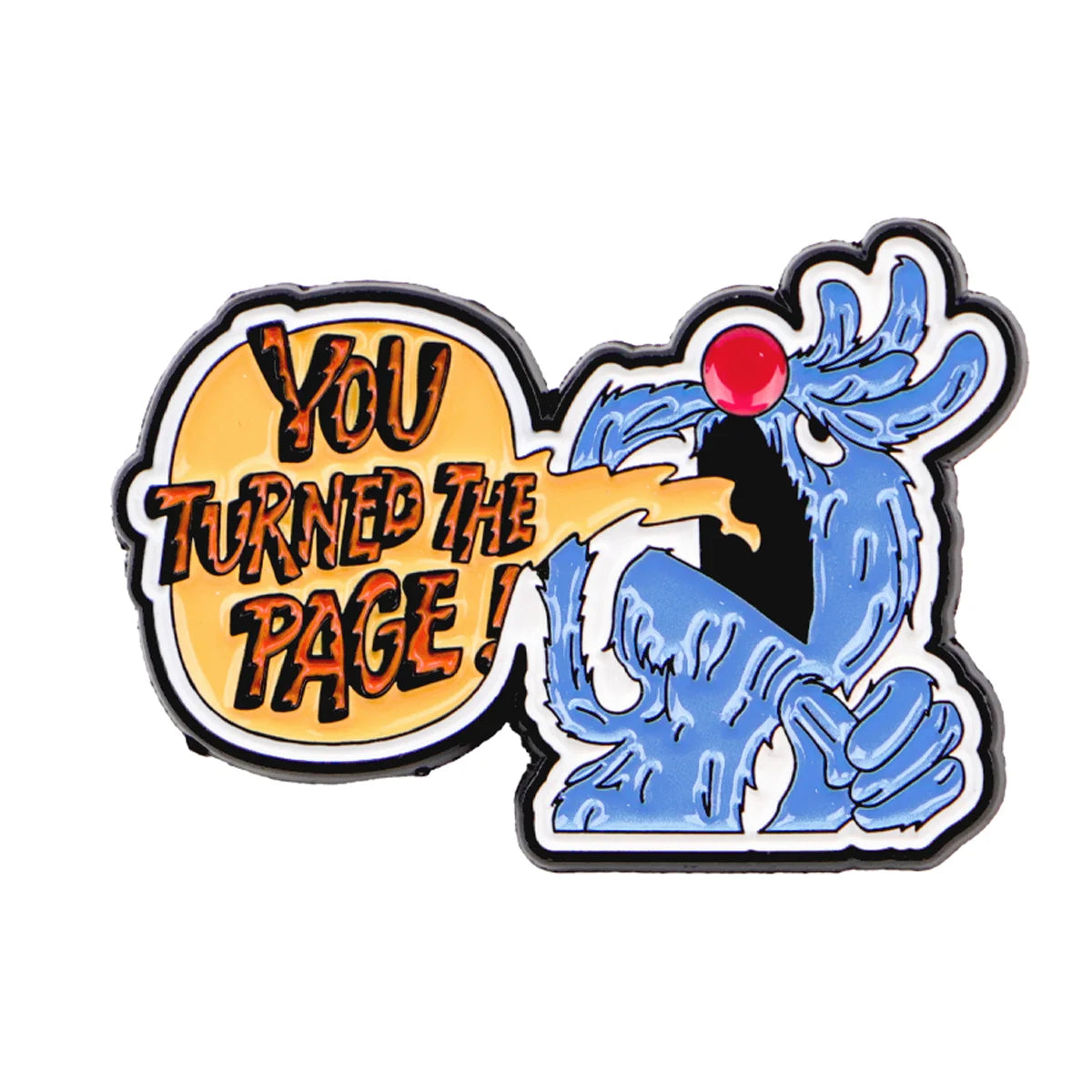 Just One More Chapter Enamel Pin for Book Lovers