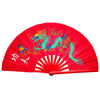 Traditional Bamboo Tai Chi Performance Fan with Protective Cover