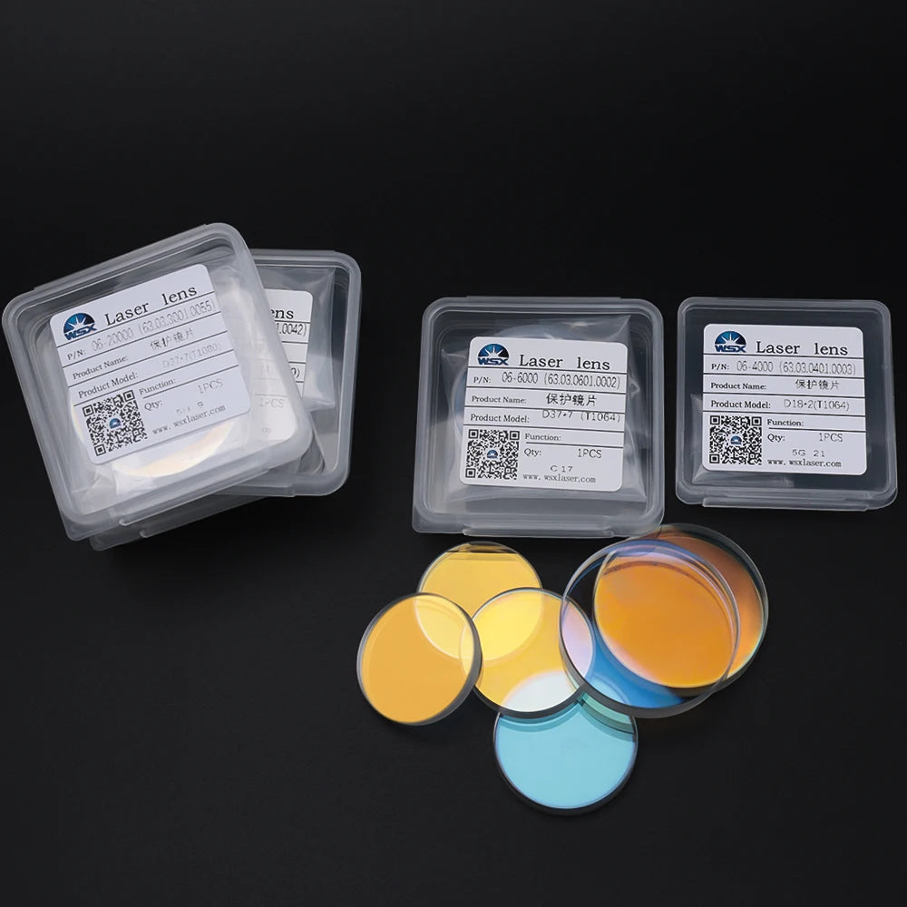 Fused Silica Laser Protective Lens for Fiber Cutting Systems