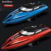 High-Speed Remote Control Speedboat with Double Propellers