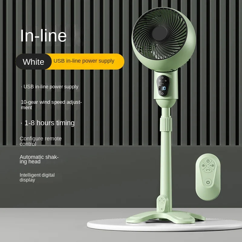 Adjustable Pedestal Fan with Remote Control and Timer