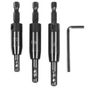 Self-Centering Hinge Drill Bit Set