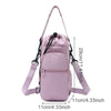 Insulated Water Bottle Carrier Bag with Phone Pocket