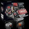 Motorized V8 Engine Building Block Model