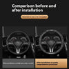 Carbon Fiber Leather Steering Wheel Cover for Infiniti Models