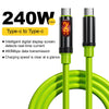 240W USB-C Fast Charging Cable with Digital Display