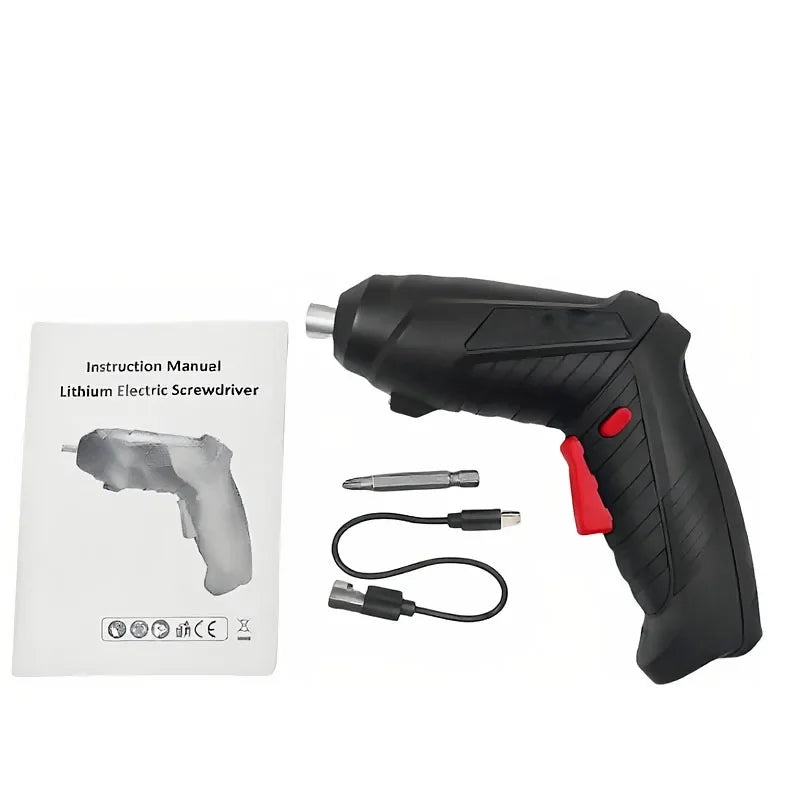 Cordless Electric Screwdriver Set for DIY and Repair