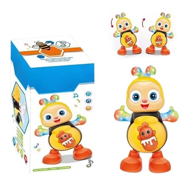 لعبة النحلة الراقصة الموسيقية مع الأضواء