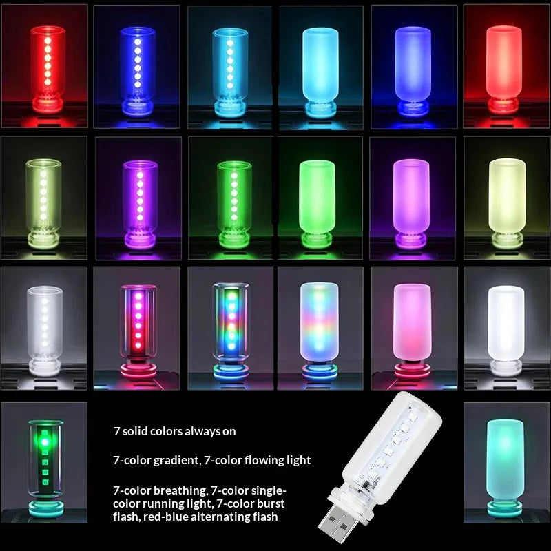 Veilleuse LED RGB à commande tactile