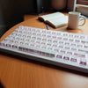 Contour Lines Keycap Set - Cherry Profile PBT, Side-Lit for Mechanical Keyboards