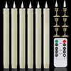 LED Flameless Taper Candles with Remote Control