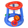 Inflatable Pool Basketball Hoop & Floating Ring Set