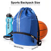 Waterproof Drawstring Gym Bag with Shoe Compartment