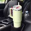Insulated Stainless Steel Travel Tumbler with Straw Lid