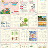 A set of reusable magic copybooks for kids featuring various drawing and handwriting practice pages.