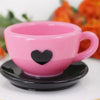 Heart-Shaped Teacup & Saucer Silicone Mold with Handle