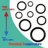 Premium Rubber O-Ring Assortment Kit - 20 Sizes, 1020 Pieces