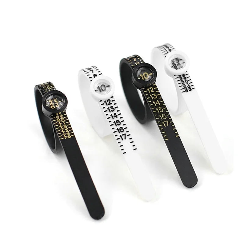 Ring Sizer Tool with Built-In Magnifier