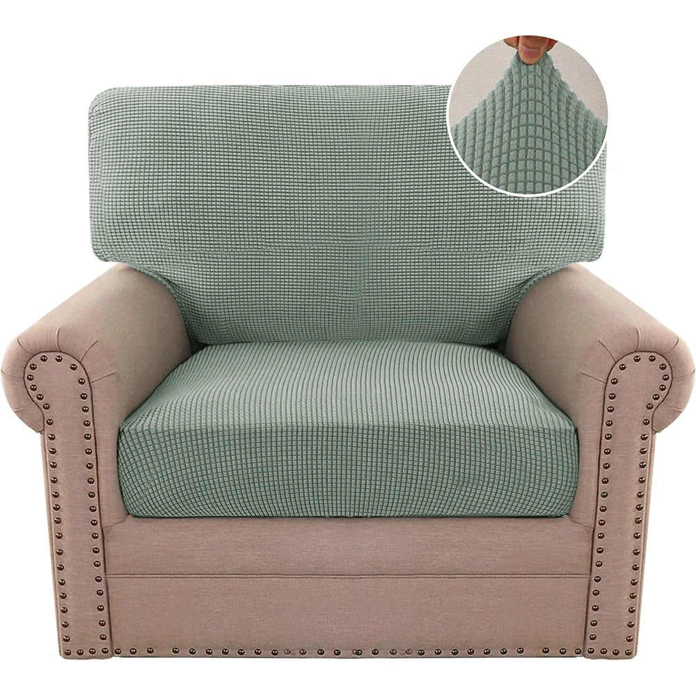 Stretchable Jacquard Sofa Cushion Covers with Anti-Slip Base