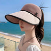Wide Brim Straw Sun Hat