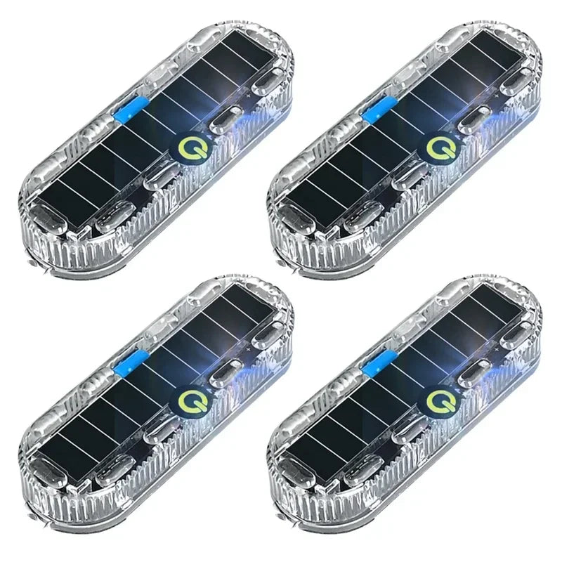 Solar Powered LED Anti-Collision Strobe Light for Vehicles