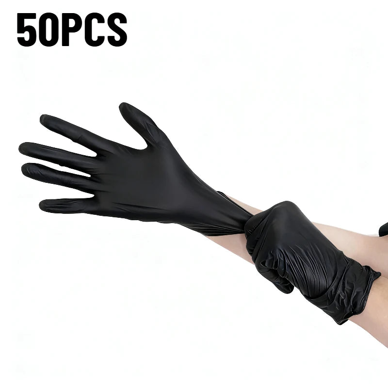 Black Nitrile Disposable Gloves – Latex-Free, Multi-Purpose