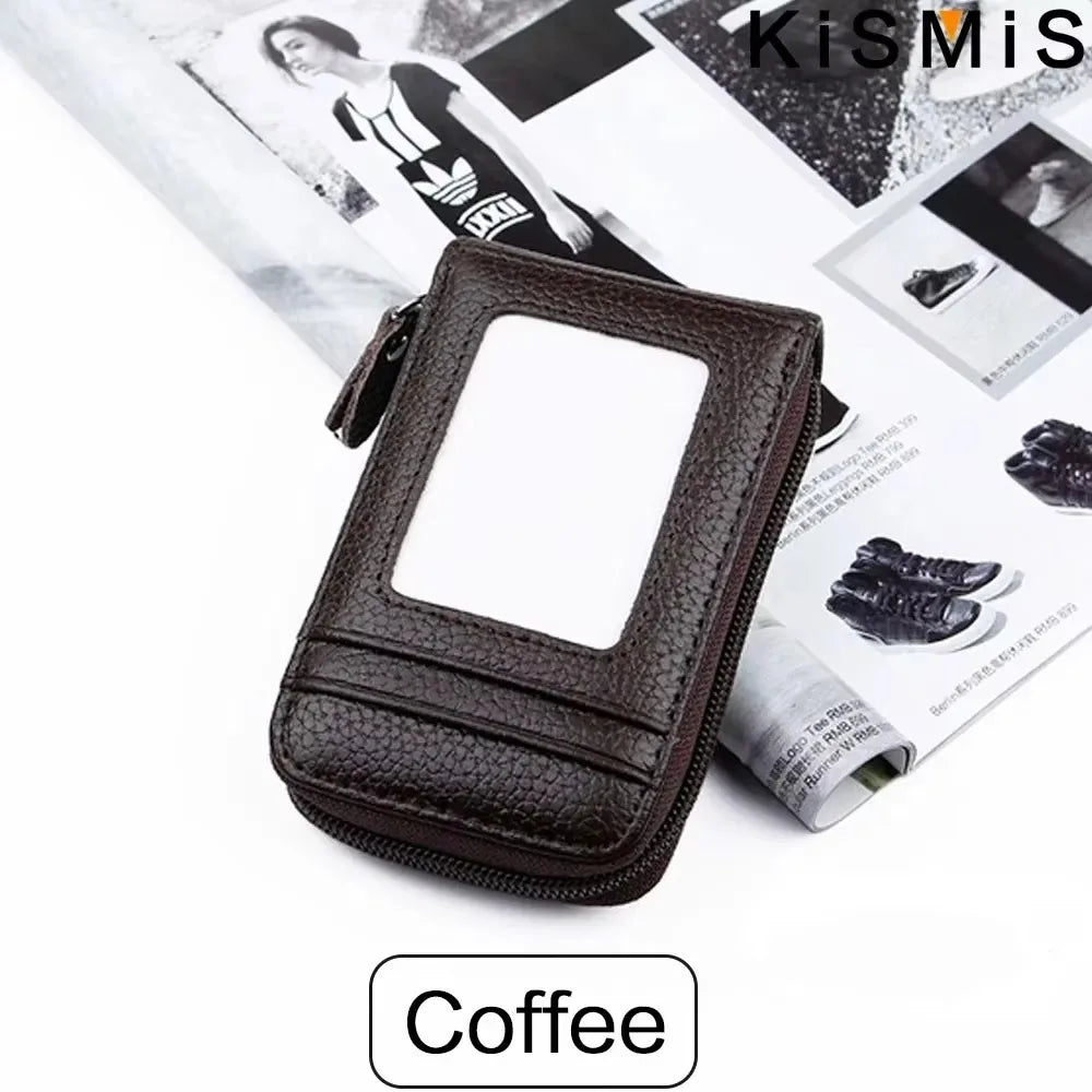 RFID-Blockierendes Leder-Karten-Wallet