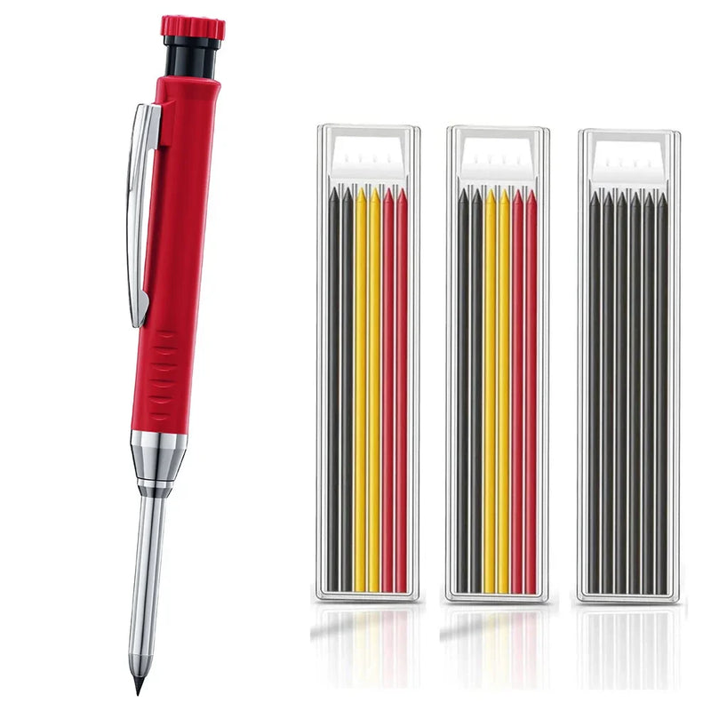 Solid Wood Carpenter's Mechanical Pencil