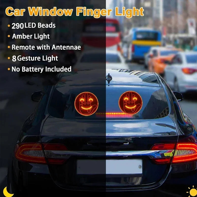 Car LED Emoji Light with Remote Control
