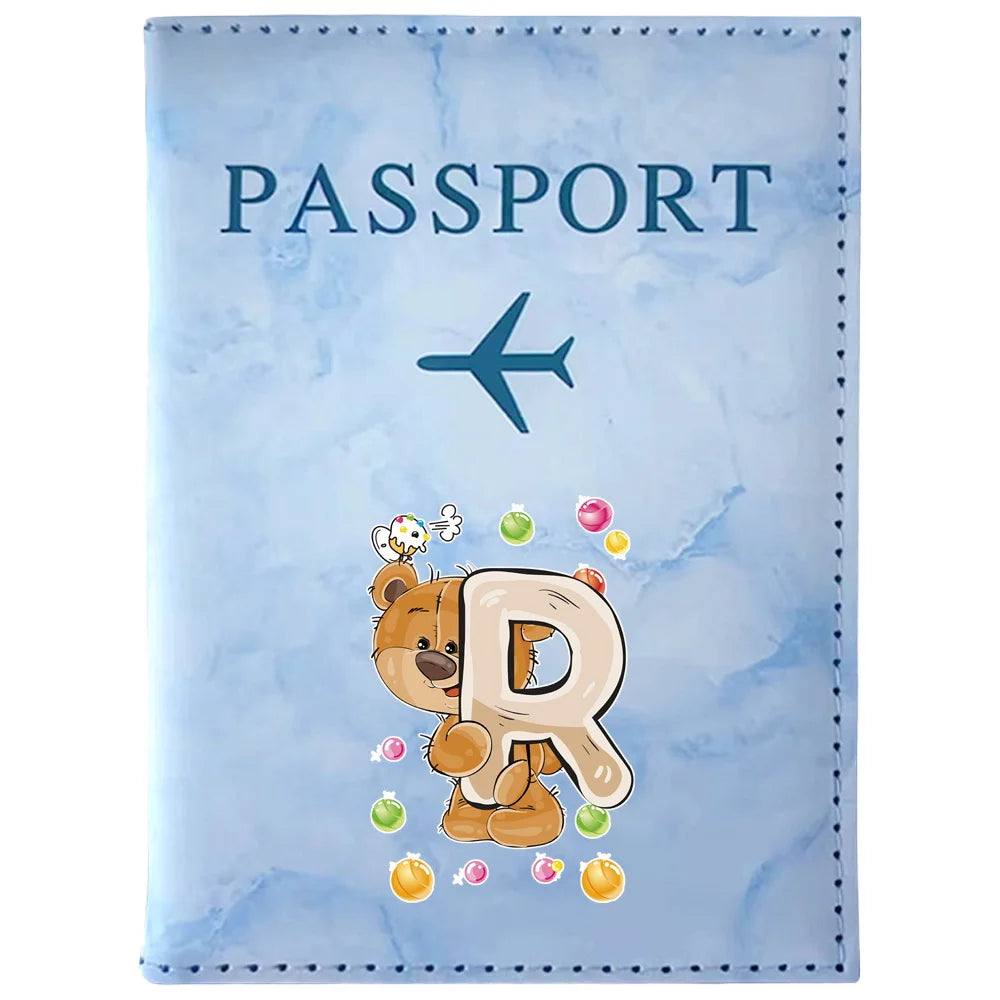 Classic Vintage Leather Passport Holder with Card Slots