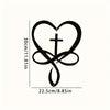 Elegant Metal Cross Wall Art for Home and Office