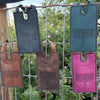 Vintage Western Boot Wallet with Snap Closure