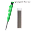 Heavy-Duty Carpenter Pencil Set with Extended Tip and Built-In Sharpener