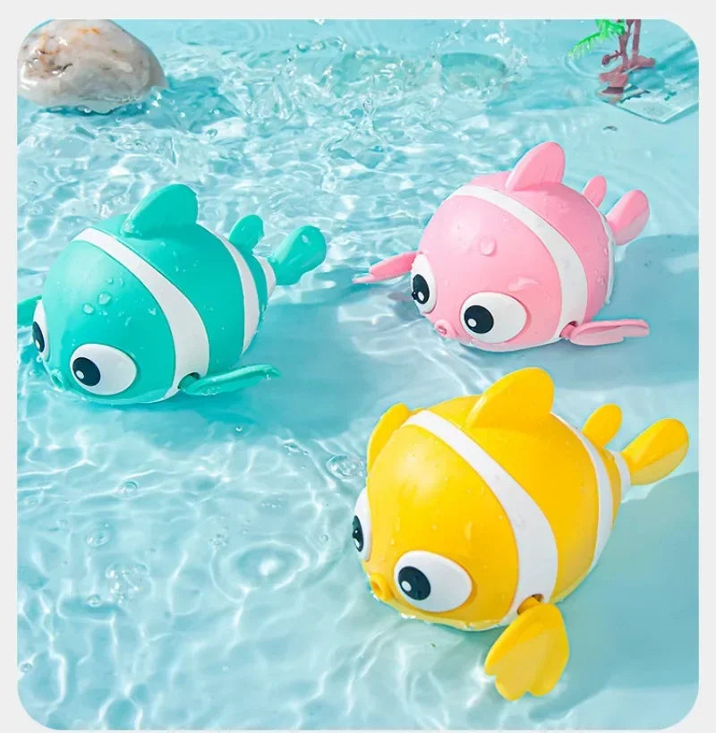 Wind-Up Floating Clownfish Bath Toy