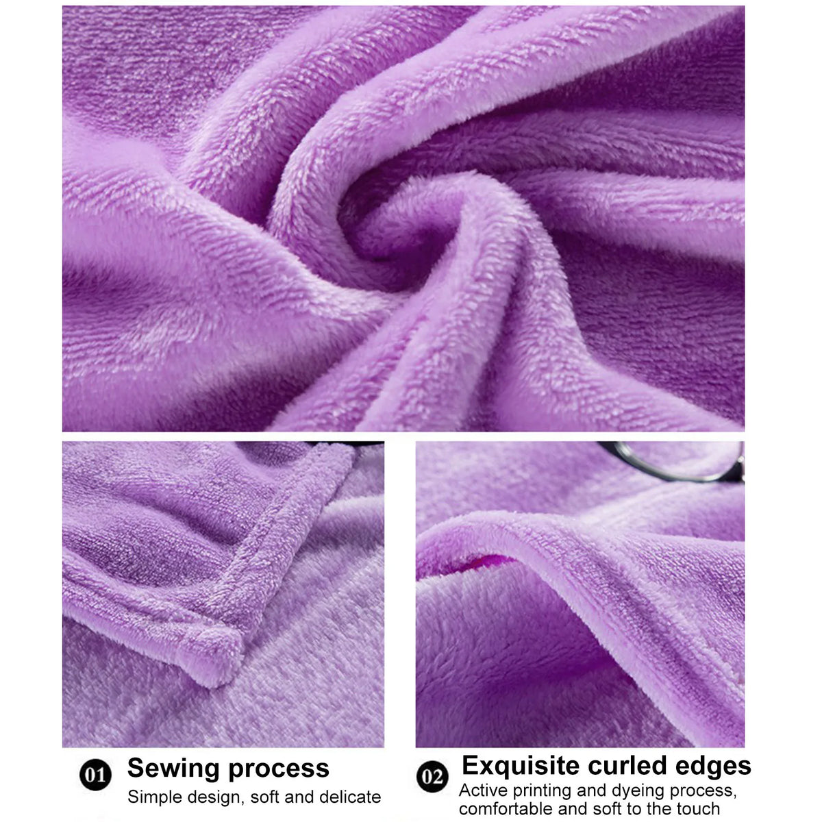 Cozy Coral Fleece Throw Blanket