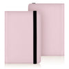 A pink universal e-reader case with a black strap shown in a light, neutral background.