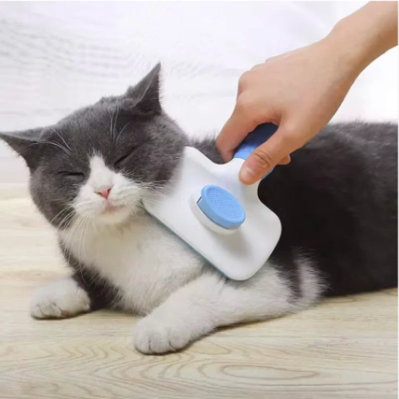 Self-Cleaning Pet Grooming Brush