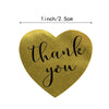 Gold Thank You Stickers for Gift Packaging and Envelope Seals
