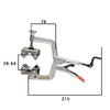 A pair of heavy-duty welding pipe clamp pliers used for round tube butt joints.