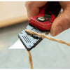 Folding Utility Knife with Built-In Blade Storage and Gut Hook